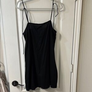 Old Navy Black Midi Dress